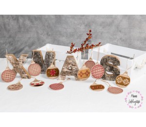 Stickserie - ITH Weihnachtskugeln - 33 Motive in 2 Größen